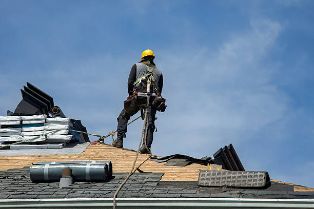 Professional Gutter Installation technician working in Idaho Springs, CO